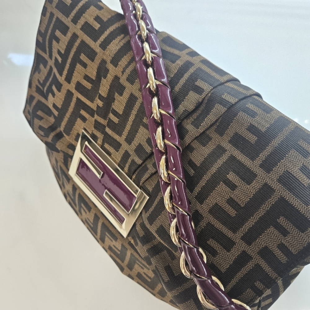 Fendi Zucca Mia Chain Shoulder bag